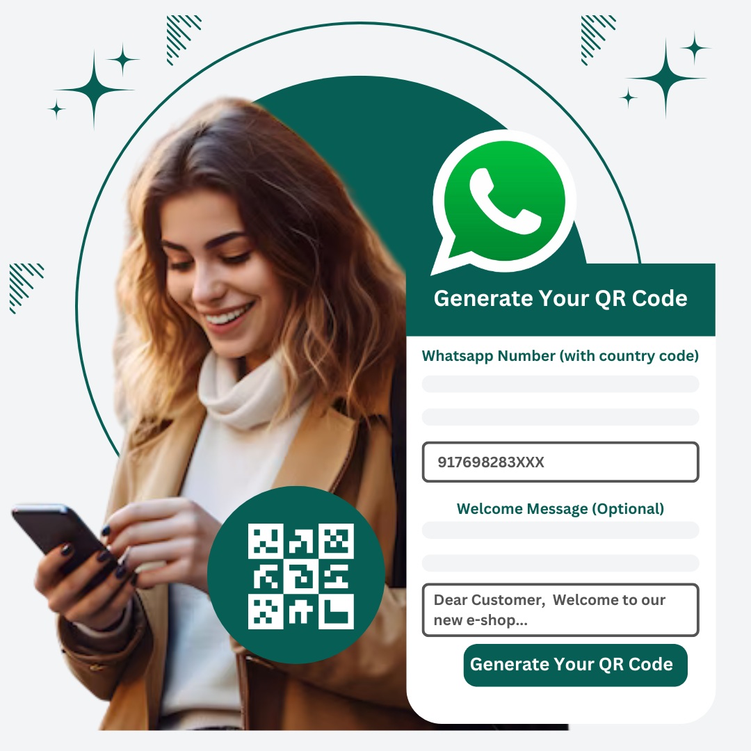 WhatsApp QR Code Generator Preview